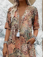 Harper - Vibrant Mid Length Dress