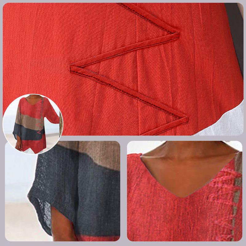 Hélène – Artistic V-Neck Tunic