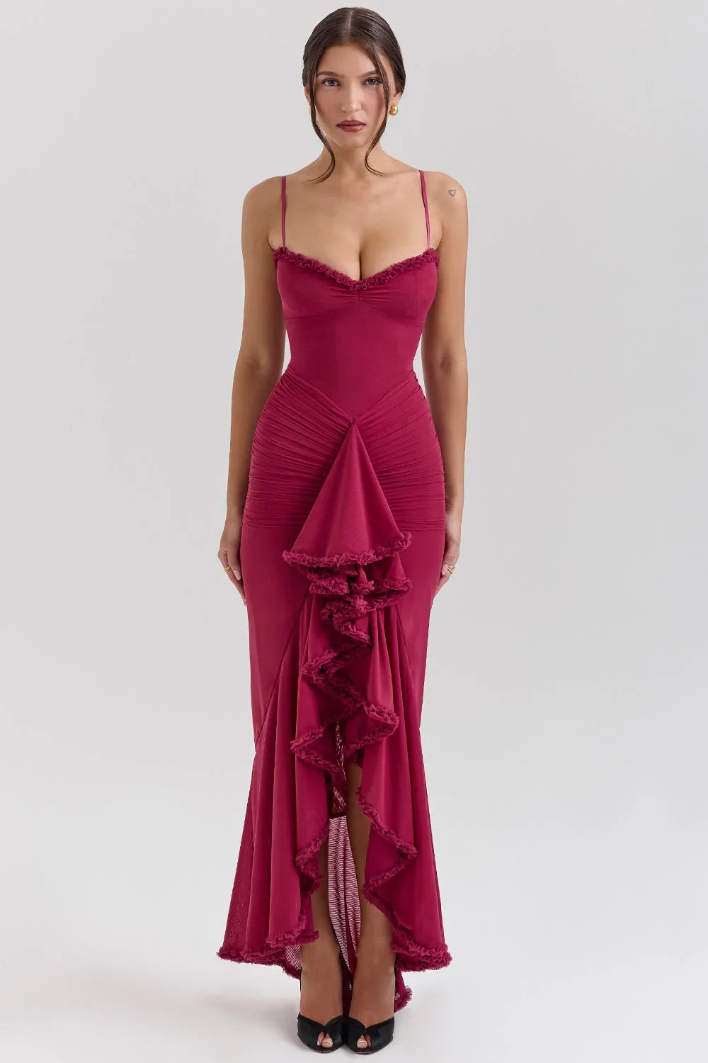 Gabbi Ruffled Maxi Dress