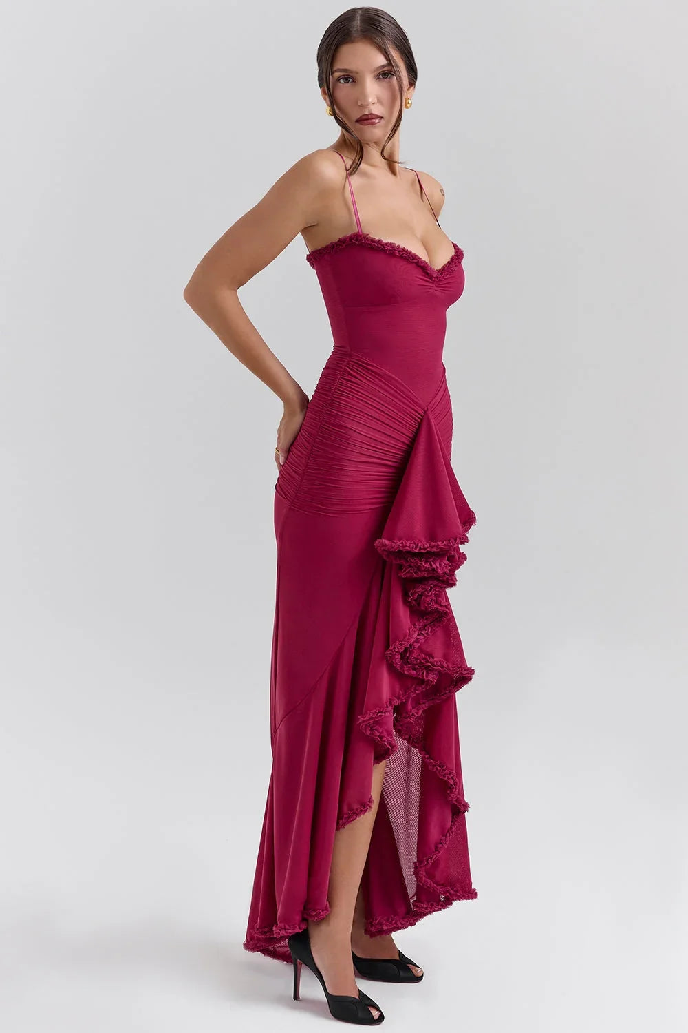 Gabbi Ruffled Maxi Dress