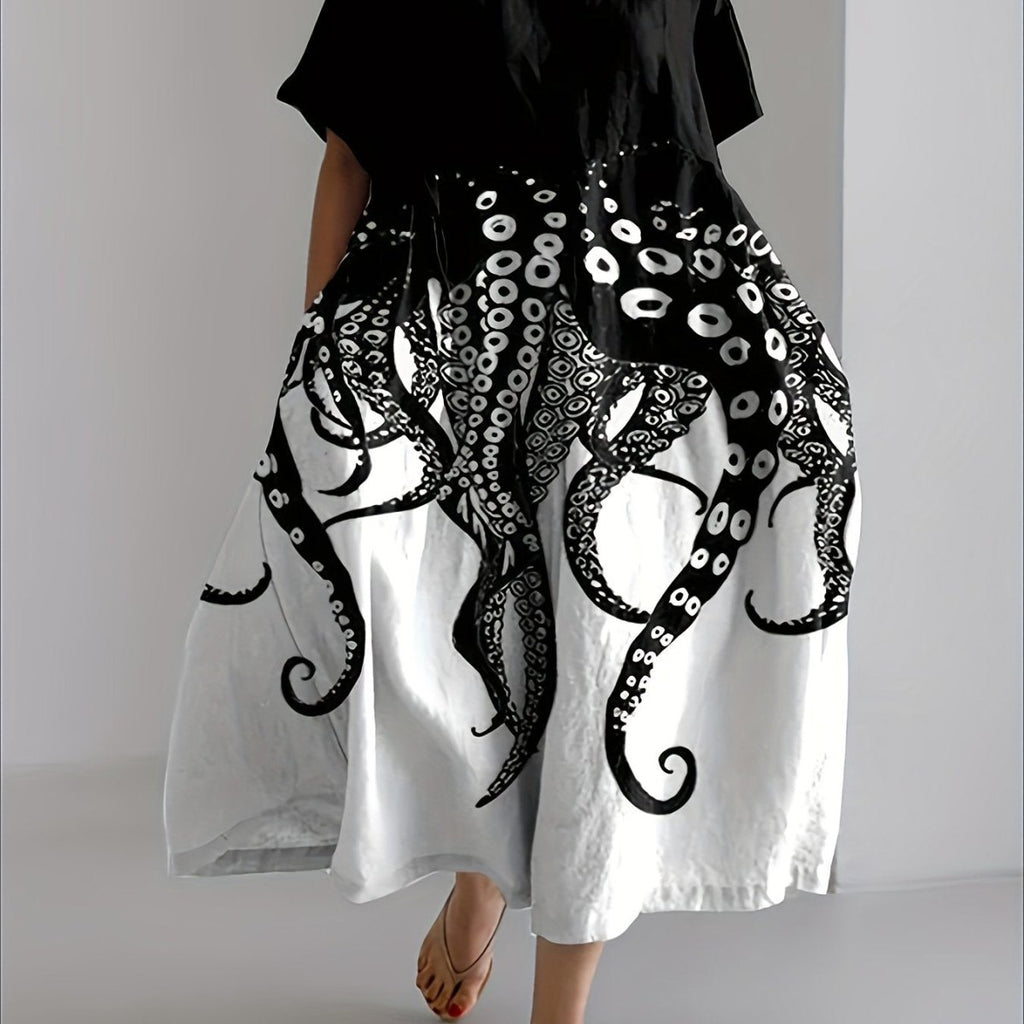 Lola- Ocean Muse Cotton Dress