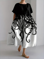 Lola- Ocean Muse Cotton Dress