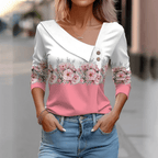Mira™ - Long sleeve blouse with pattern
