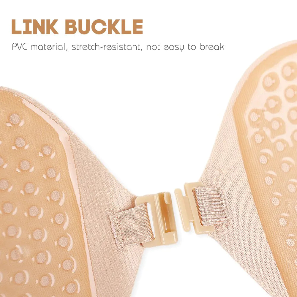 LENNU | Women Push Up Bra Adhesive Pasty Strapless