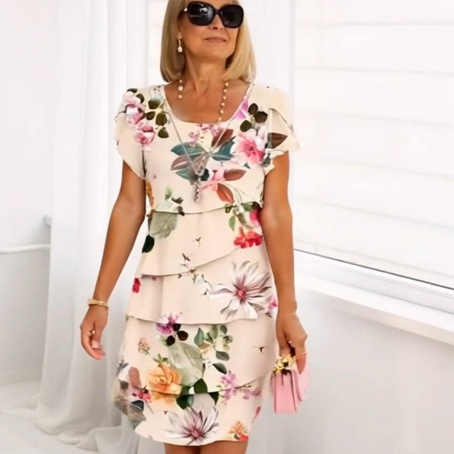 Ivelyn | Dewdrop Floral Dress