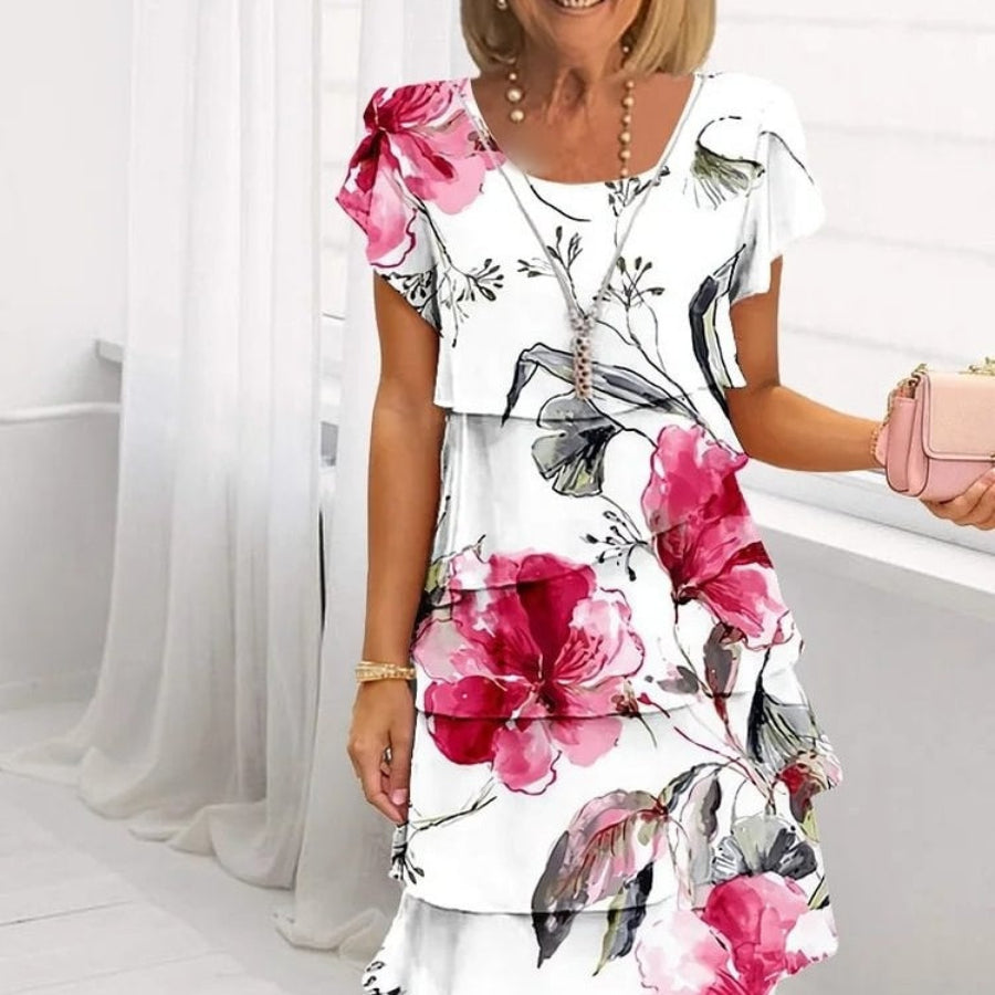 Ivelyn | Dewdrop Floral Dress