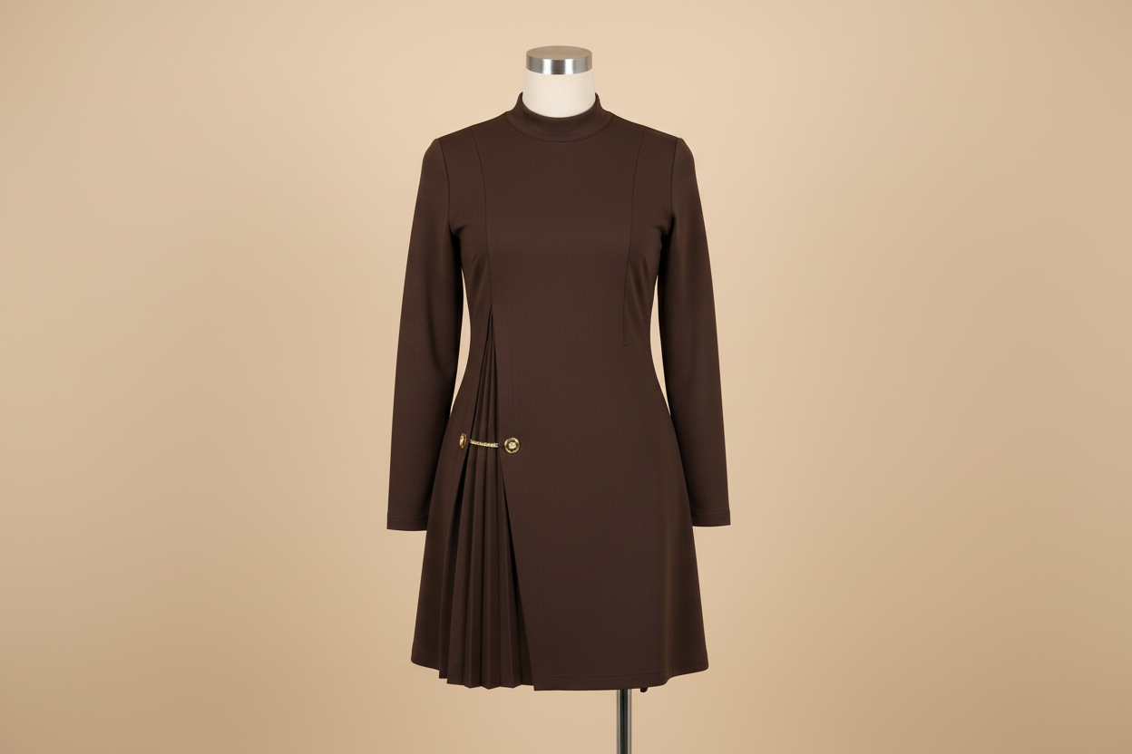 Noella™ | Elegant Pleated Dress
