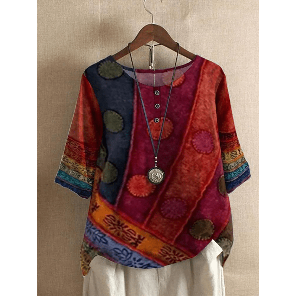 Taelyn - Elegant Casual Bohemian Blouse