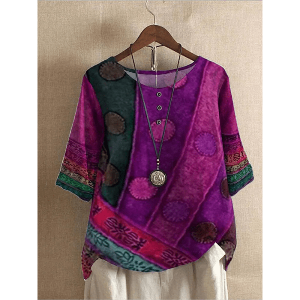 Taelyn - Elegant Casual Bohemian Blouse