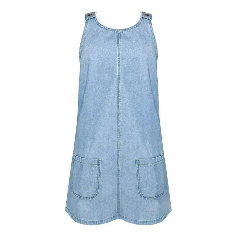 Trixie - Elegant Casual Denim Dress