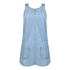 Trixie - Elegant Casual Denim Dress